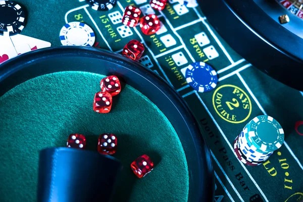 Multi camera live baccarat studio at evening shift