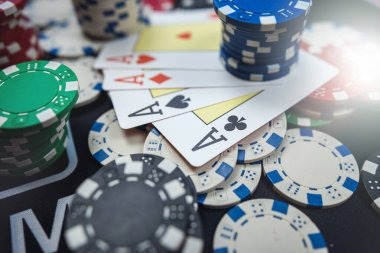 VIP roulette betting layout with chip placement